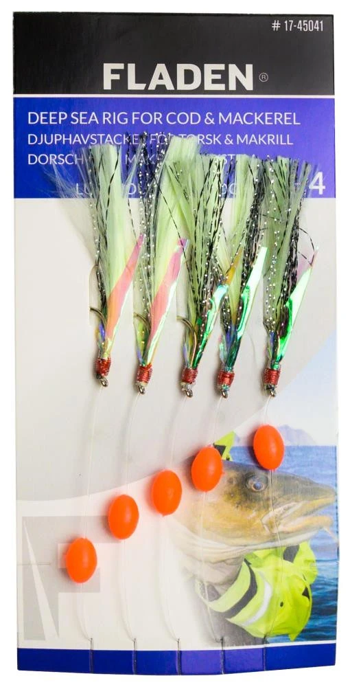 FLADEN Luminous Silk Rig - Feder-Vorfach 3 FLADEN Luminous Silk Rig - Feder-Vorfach