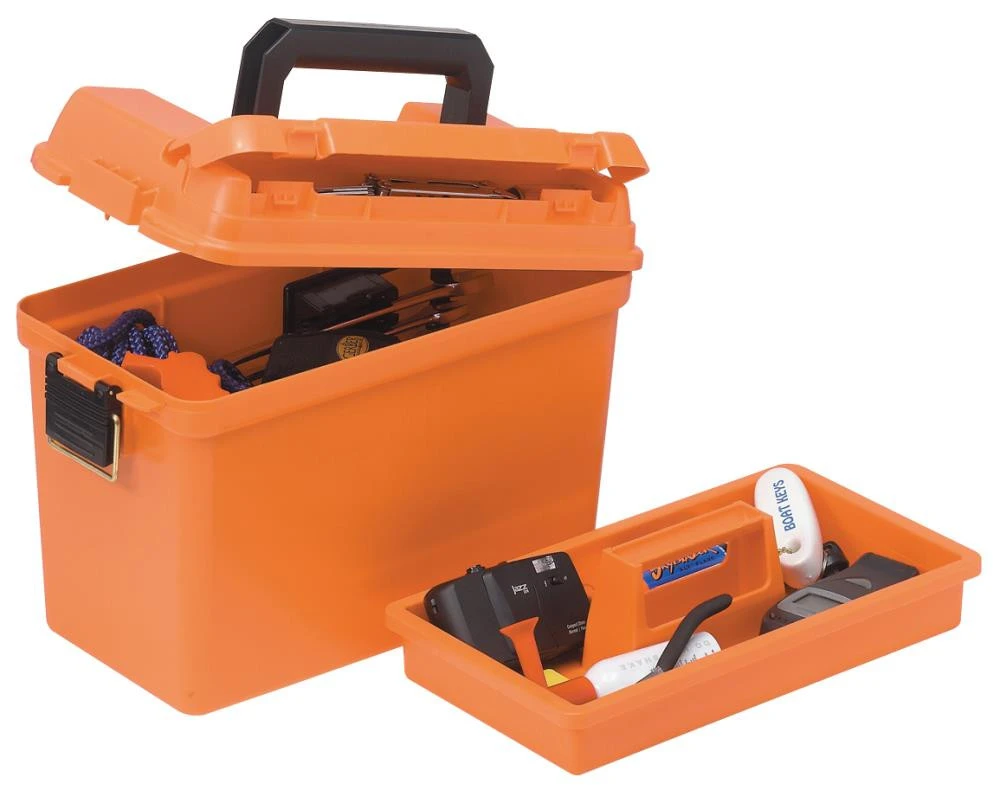 PLANO Emergency Supply Box With Tray Orange - 181250 3 PLANO Emergency Supply Box With Tray Orange - 181250