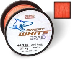 ZEBCO Great White Braid - Geflochtene Schnur - Orange 9 ZEBCO Great White Braid - Geflochtene Schnur - Orange -Qualitätsgeschäft Für Angelausrüstung 23610334e9hxKSKYOIMk 1280x1280