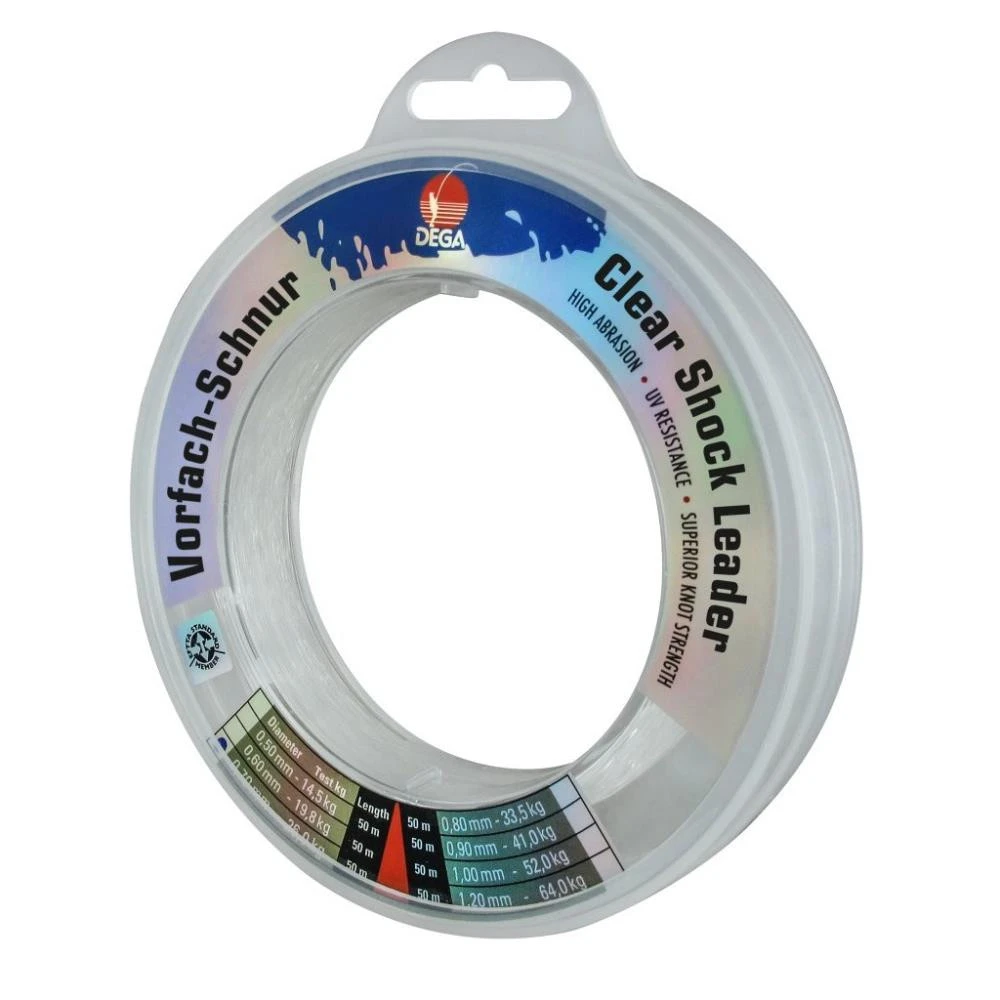 DEGA Saltwater Shockleader - Vorfachschnur 50m 3 DEGA Saltwater Shockleader - Vorfachschnur 50m