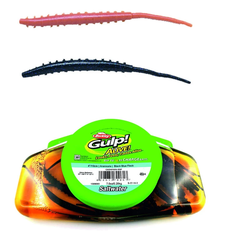 Berkley Gulp! Alive Arenicola 10cm - Wattwurm 4 Berkley Gulp! Alive Arenicola 10cm - Wattwurm – Bild 2