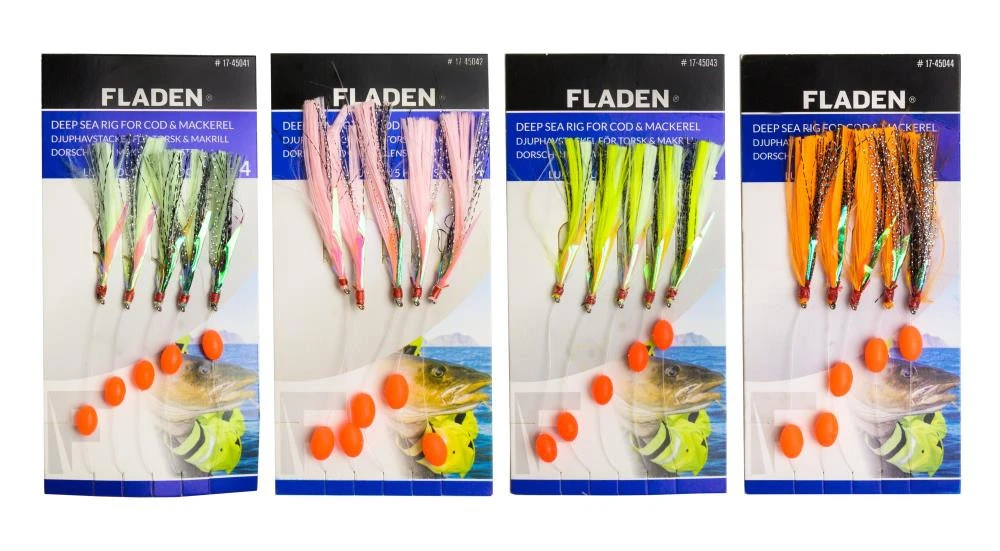 FLADEN Luminous Silk Rig - Feder-Vorfach 4 FLADEN Luminous Silk Rig - Feder-Vorfach – Bild 2