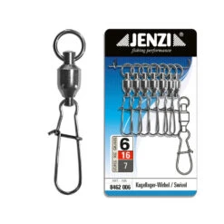 Jenzi Kugellager-Wirbel Mit Sicherheits-Karabiner -Qualitätsgeschäft Für Angelausrüstung Jenzi Kugellager Wirbbel 8462006 1280x1280