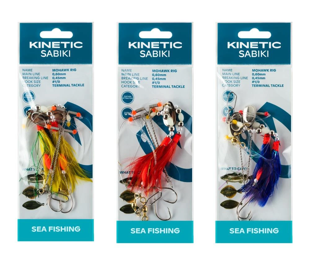 Kinetic Sabiki Mohawk - Vorfach 4 Kinetic Sabiki Mohawk - Vorfach – Bild 2