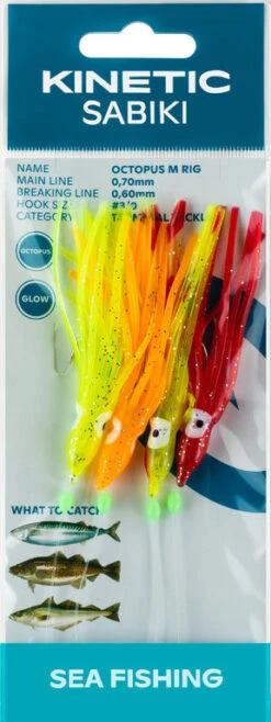 Kinetic Sabiki Octopus Rig Medium - Vorfach