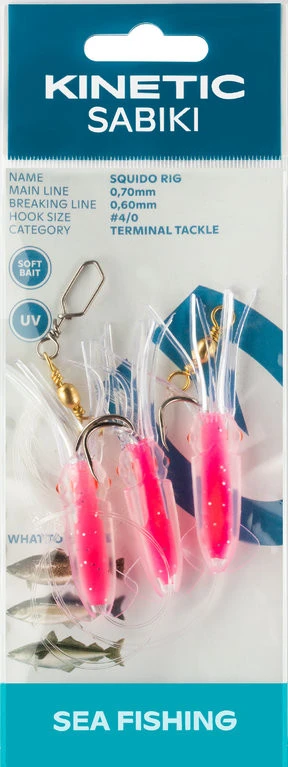 Kinetic Sabiki Squido Rig - Vorfach 6 Kinetic Sabiki Squido Rig - Vorfach – Bild 4